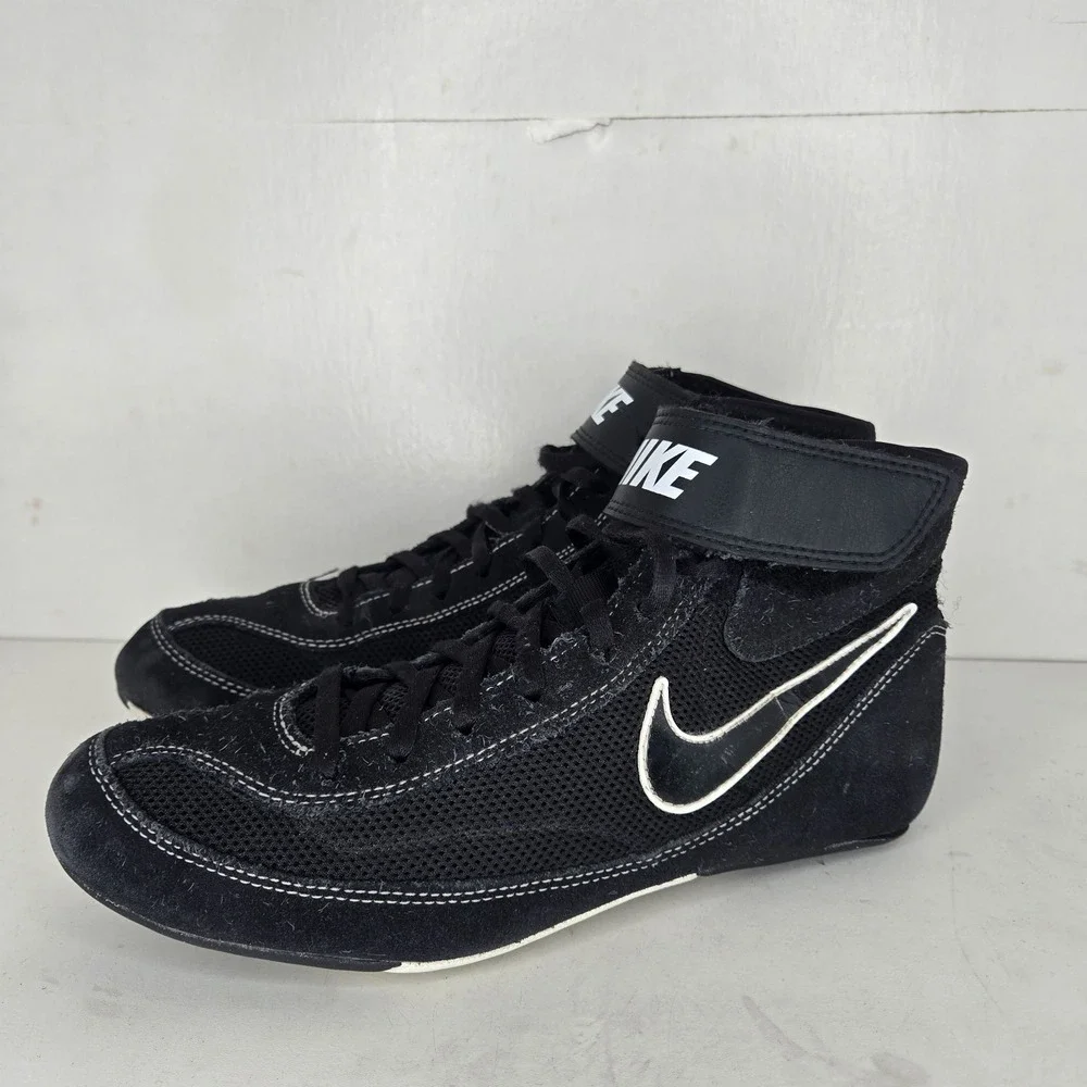 NikeSpeedsweep‎ VII Wrestling Shoes Men's Sz 8.5 Boxing MMA BJJ Black Lace Up